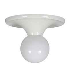 Pair of Castiglioni Midcentury Metal "Light Ball" Italian Sconce for Flos, 1960s
