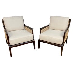 Paar ungewöhnliche Loungesessel von Century Furniture