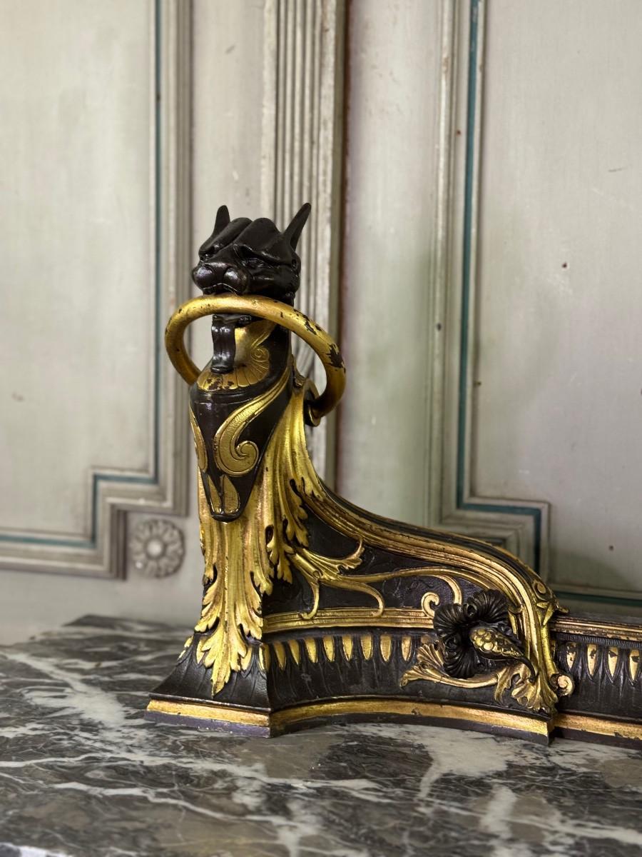 Coppia di androni a forma di gatto, bronzo, circa 1900 in vendita 5