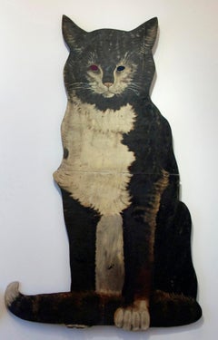 Pair of Cat Trade Signs