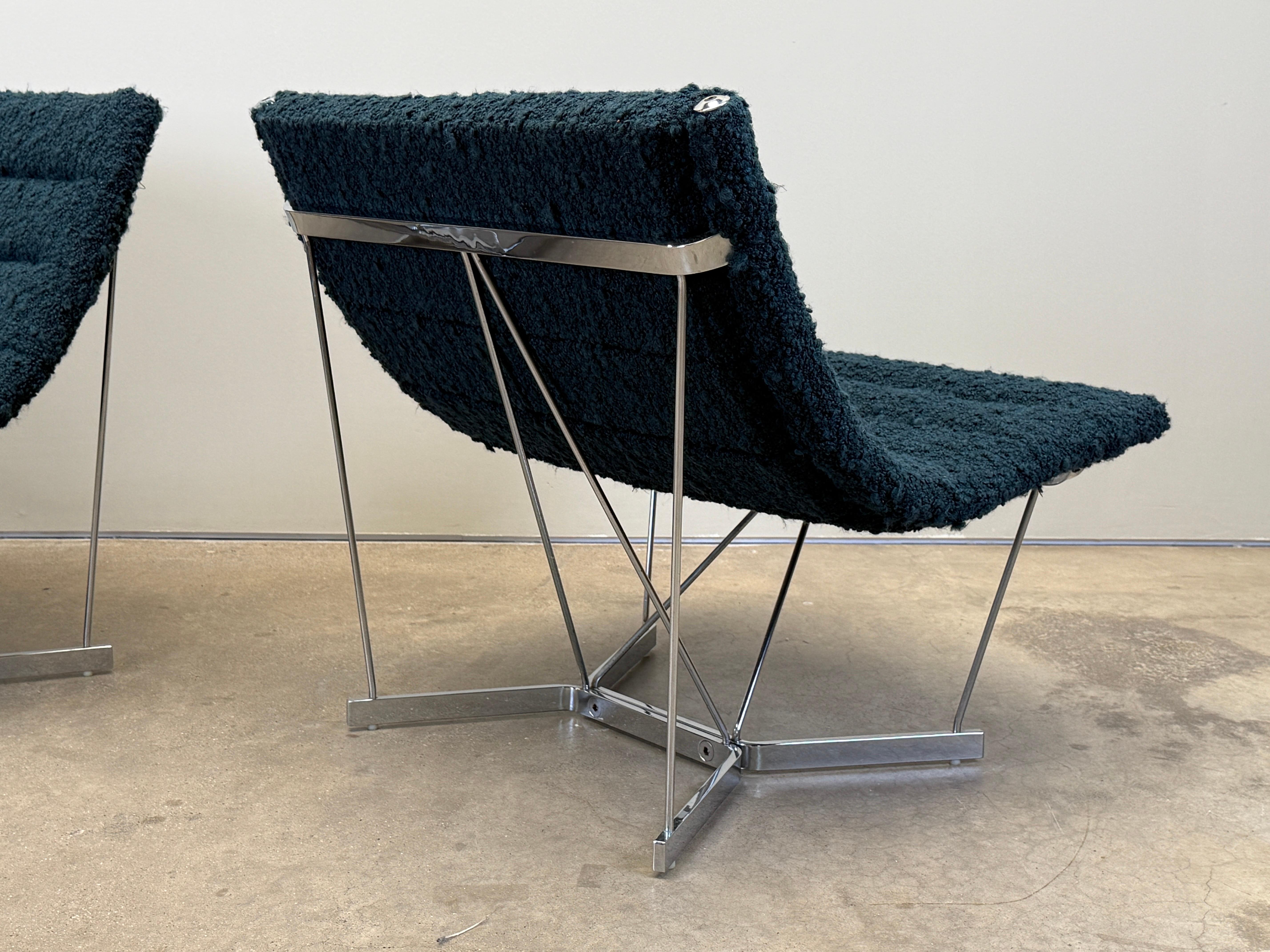Paire de chaises caténaires par George Nelson pour Herman Miller en vente 6