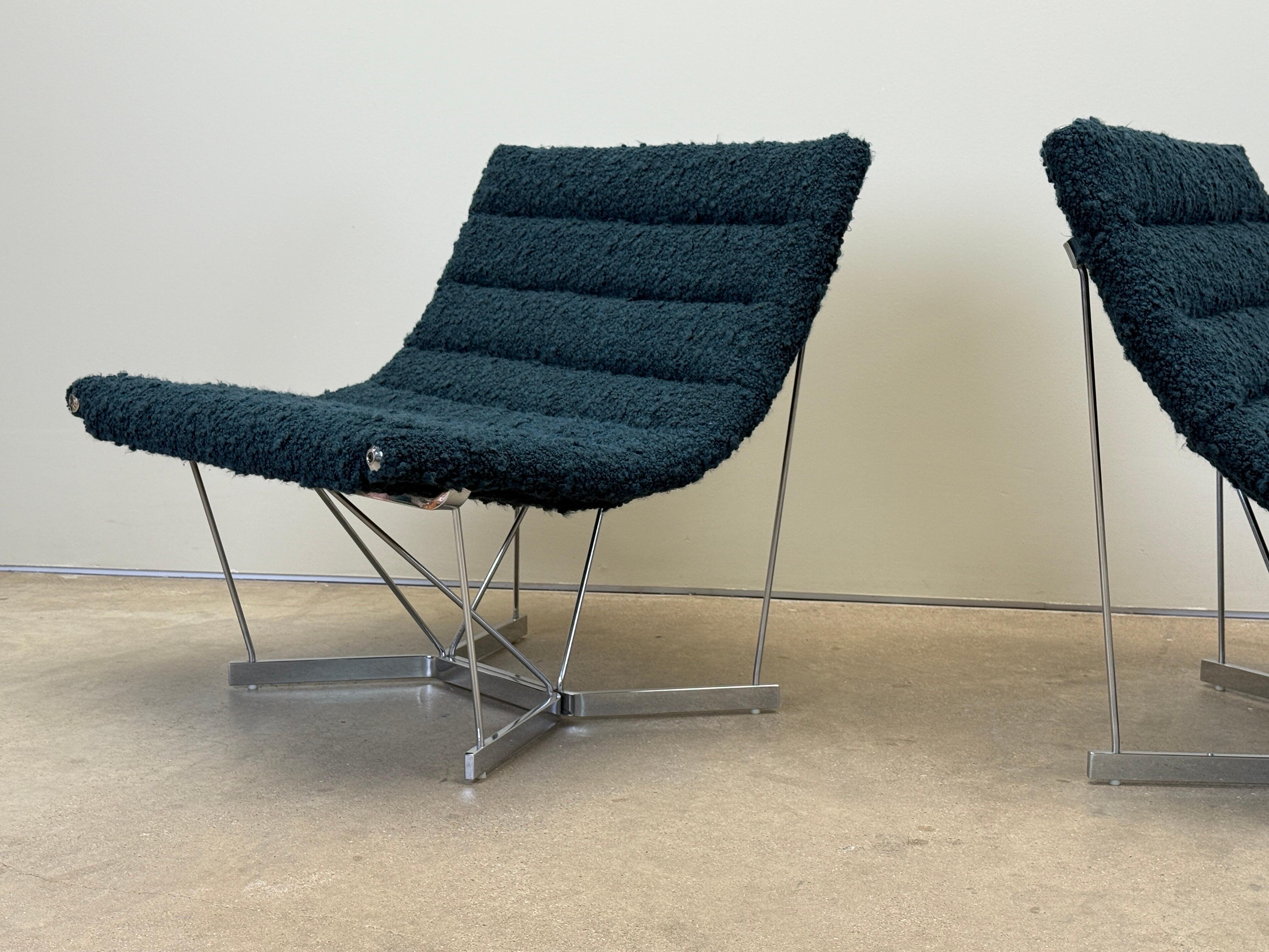 Paire de chaises caténaires par George Nelson pour Herman Miller en vente 8