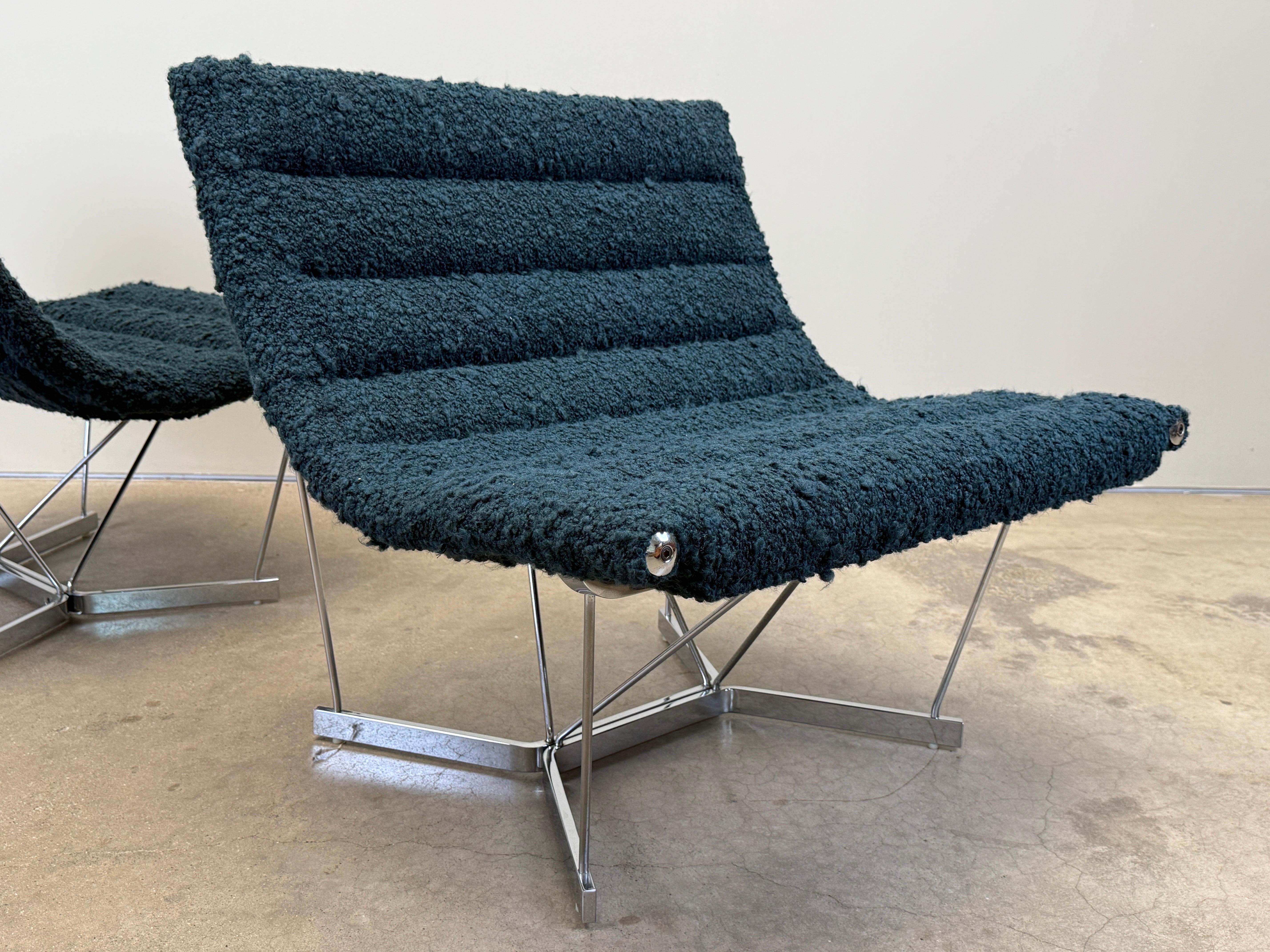 Paire de chaises caténaires par George Nelson pour Herman Miller en vente 13
