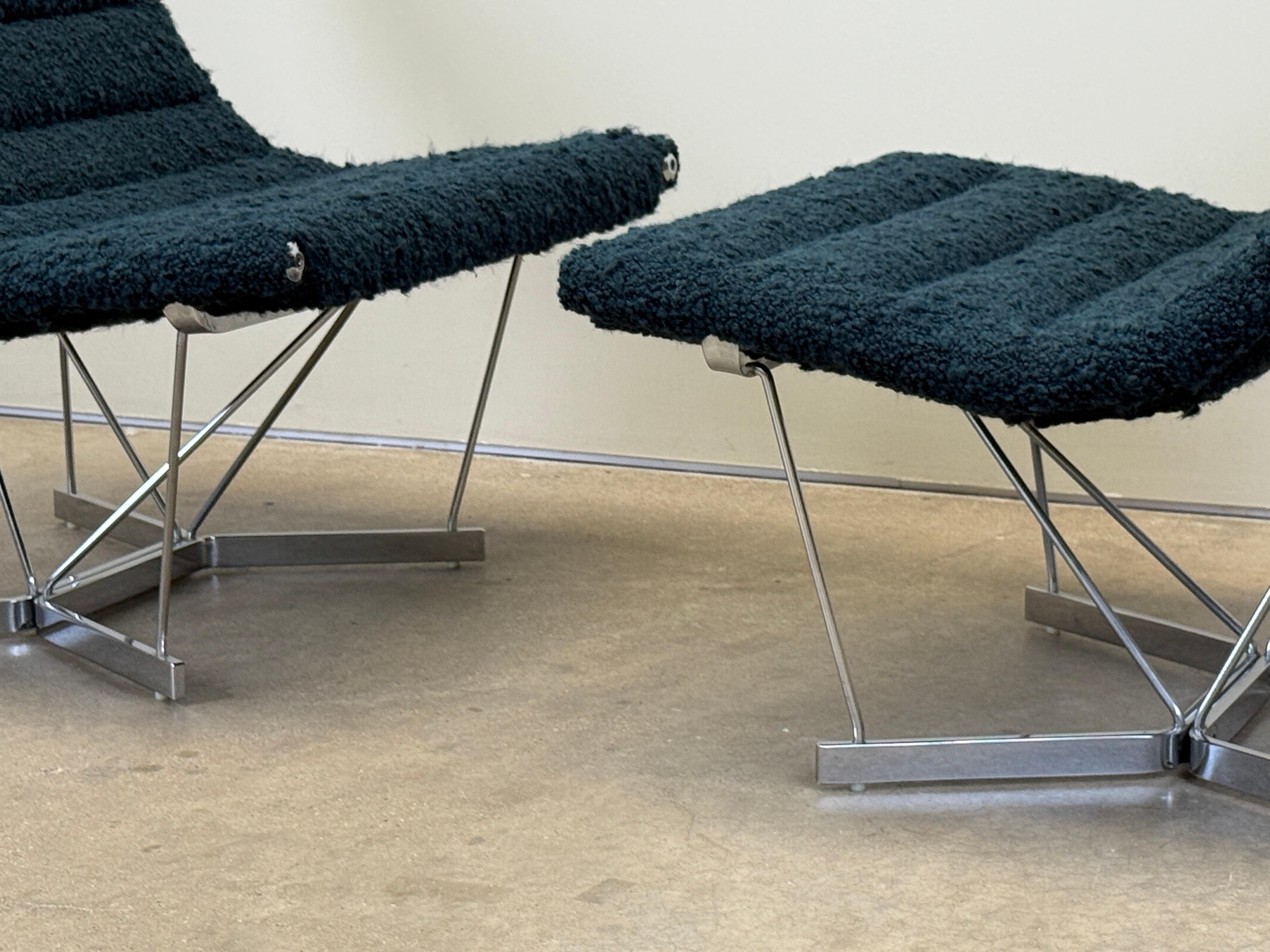 Paire de chaises caténaires par George Nelson pour Herman Miller en vente 15