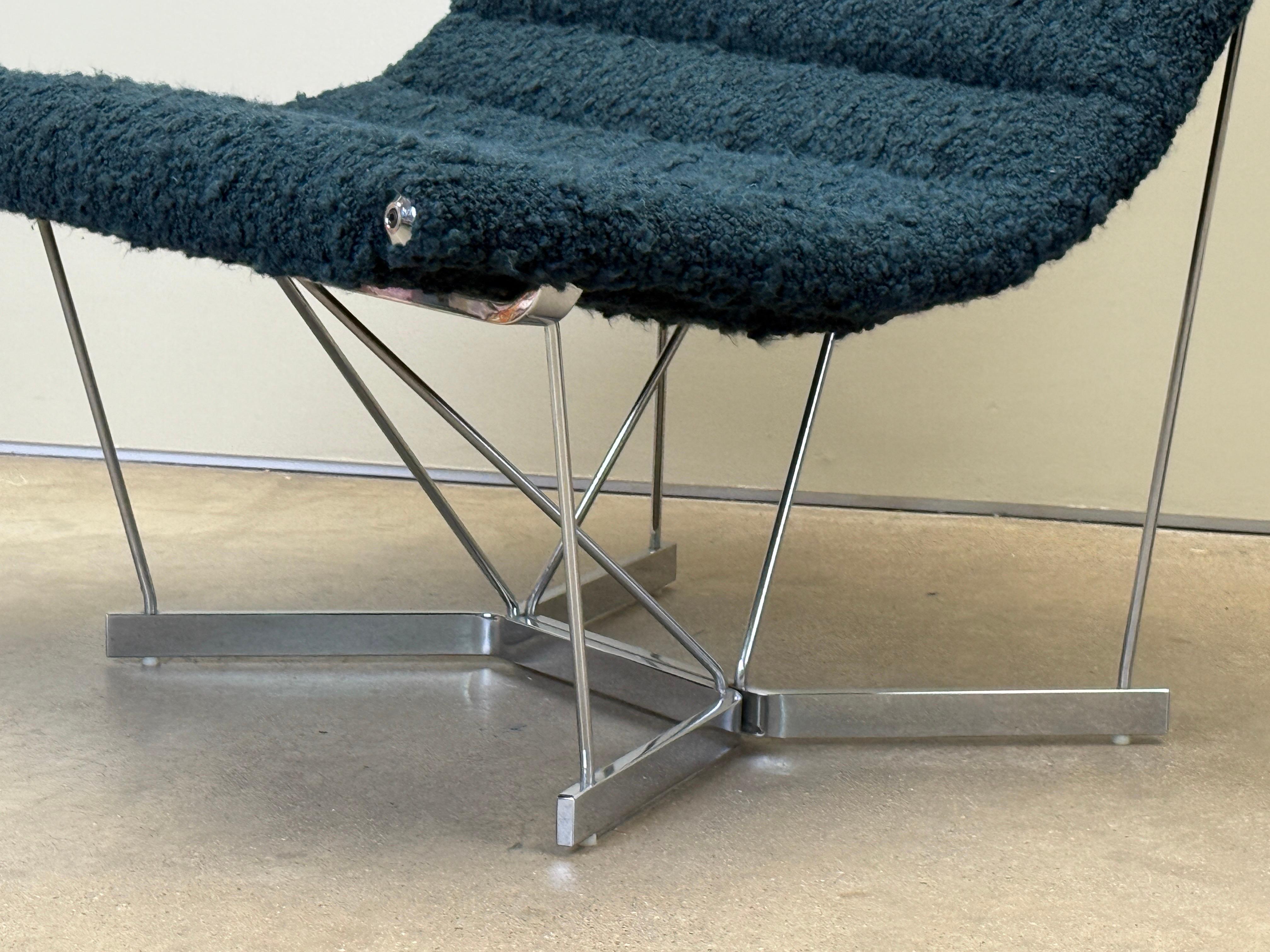Bouclé Paire de chaises caténaires par George Nelson pour Herman Miller en vente