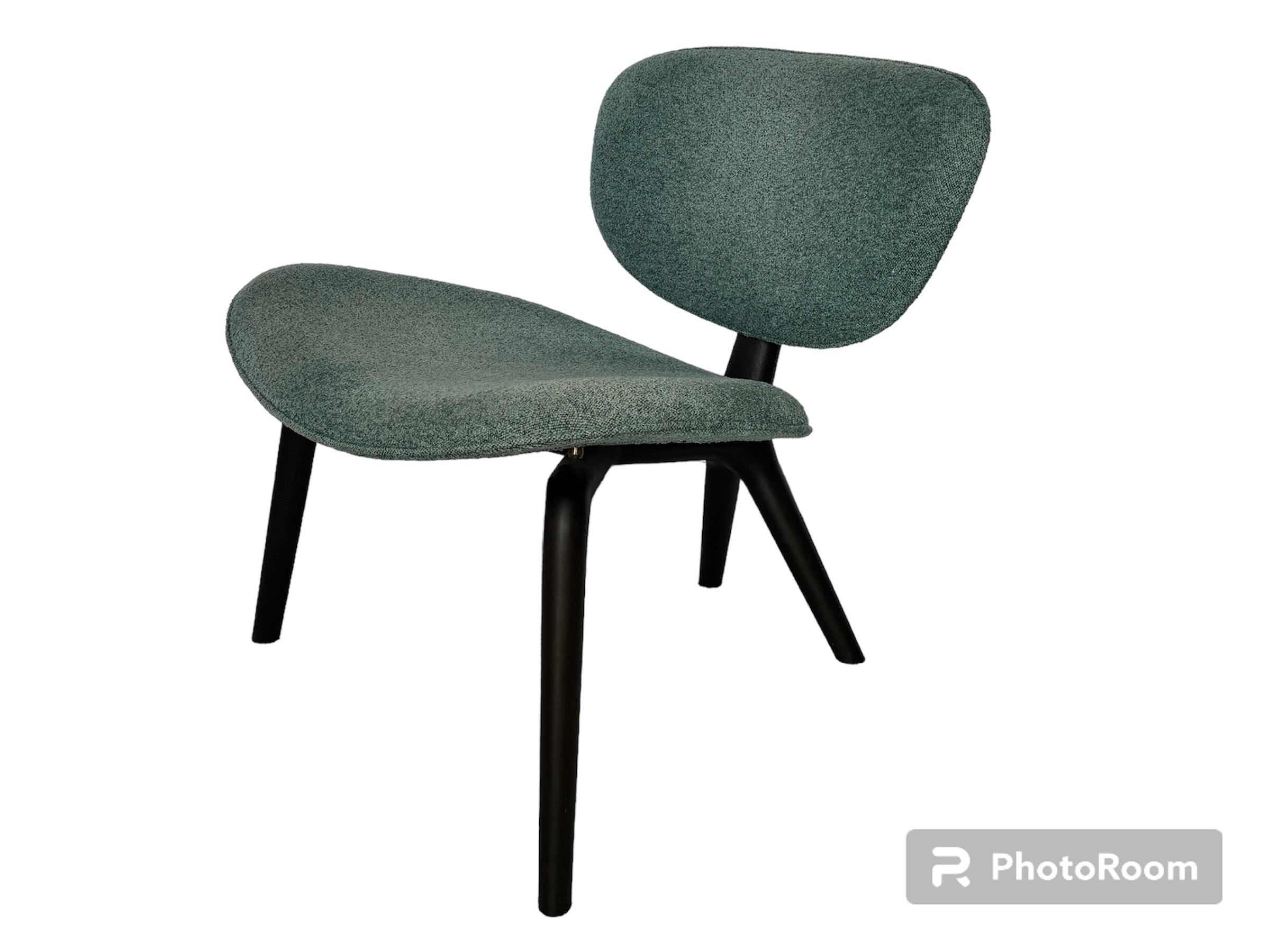 Italian Pair of Ceccotti Ronnie chairs For Sale