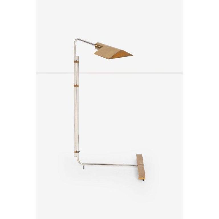 Pair of Cedric Hartman Adjustable Low Profile Floor Lamps at 1stDibs low profile table lamps