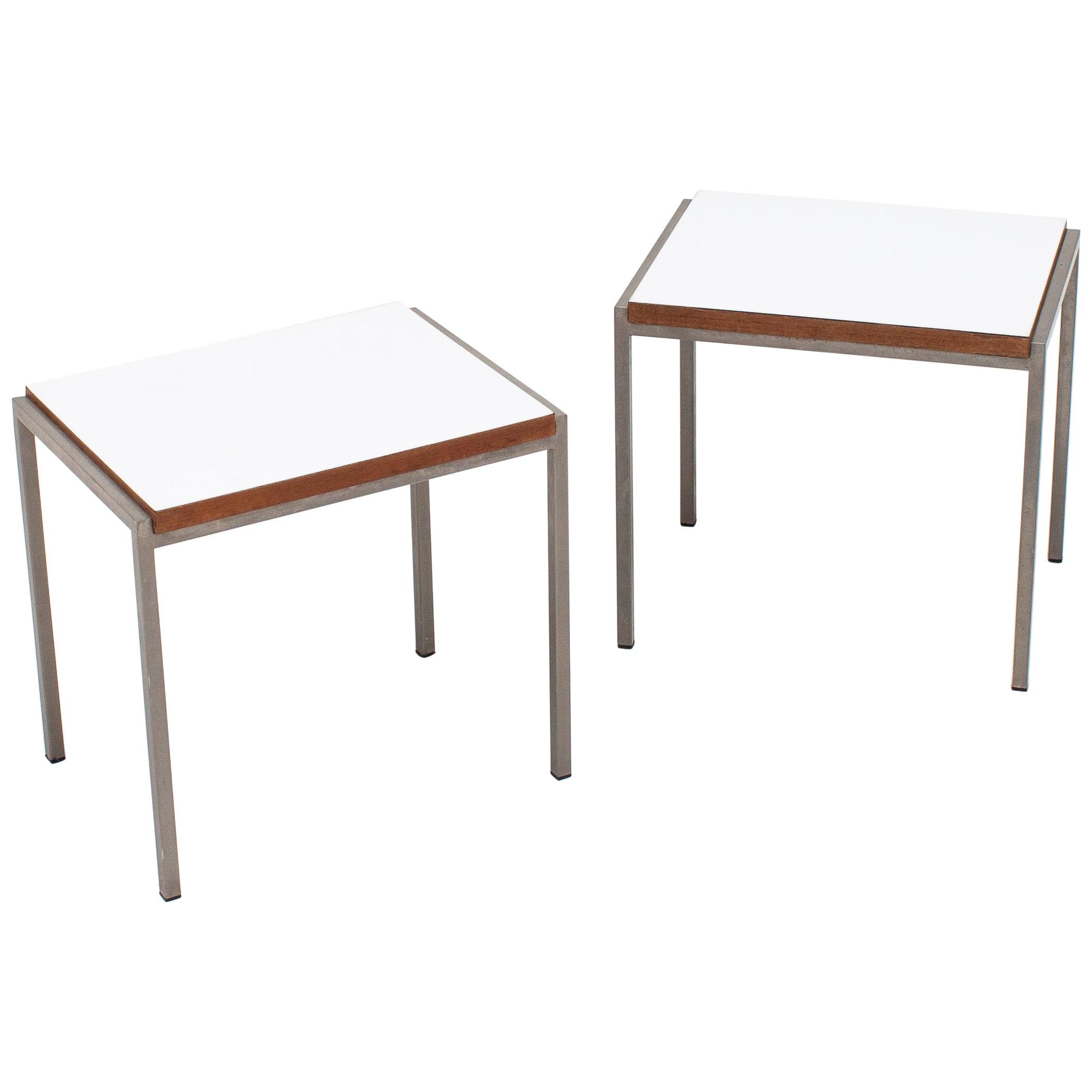 Pair of Cees Braakman Side Tables From The 'Japanese series' For UMS Pastoe