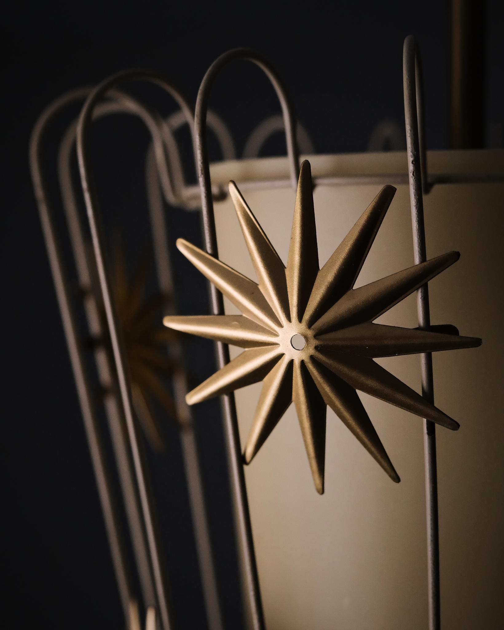 Coppia di lampade da soffitto di Elektriska AB Chr. Bergh & Co (ASEA), Svezia, anni '40 in vendita 4