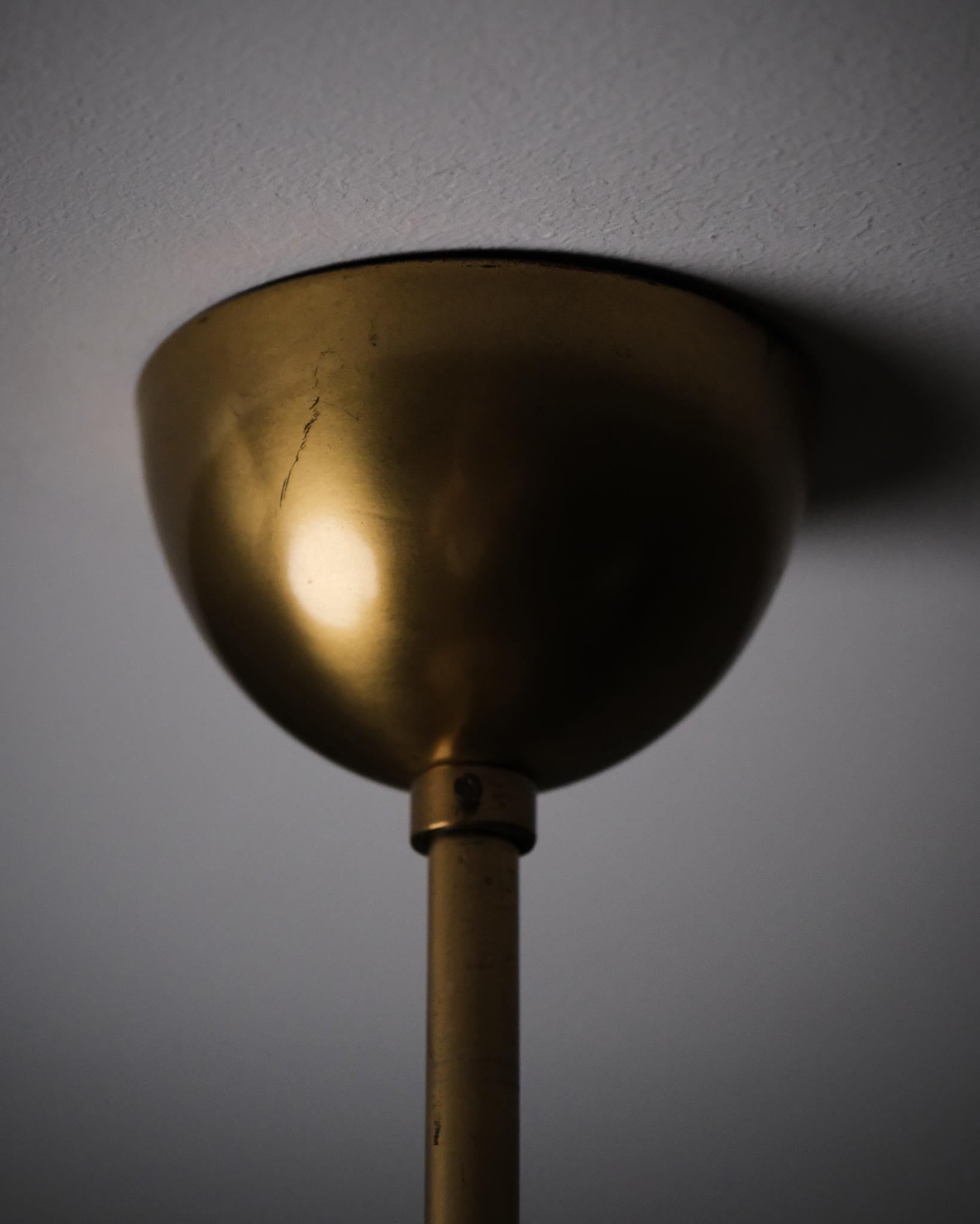 Coppia di lampade da soffitto di Elektriska AB Chr. Bergh & Co (ASEA), Svezia, anni '40 in vendita 8