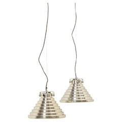 Pair of Ceiling Lamps in Cast Aluminium by Antoni Bonamusa, Spain, 1974