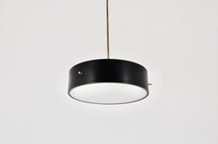 Paar Deckenleuchten von Tito Agnoli für Oluce, 1950er Jahre