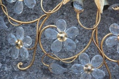 Pair of Ceiling Lights French Design Maison Baguès Mid-Century Modern Crystal