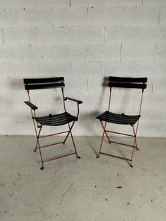 Pair of Celestina folding chairs by Marco Zanuso for Zanotta - 70s, 80s