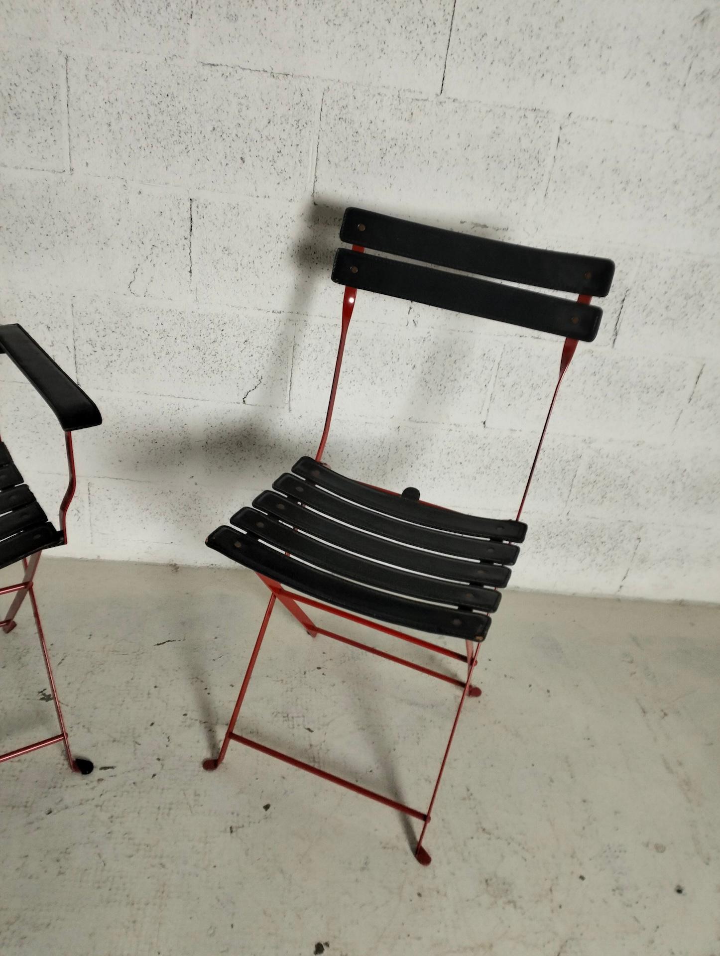 italien Paire de chaises pliantes Celestina de Marco Zanuso pour Zanotta - années 70, 80 en vente