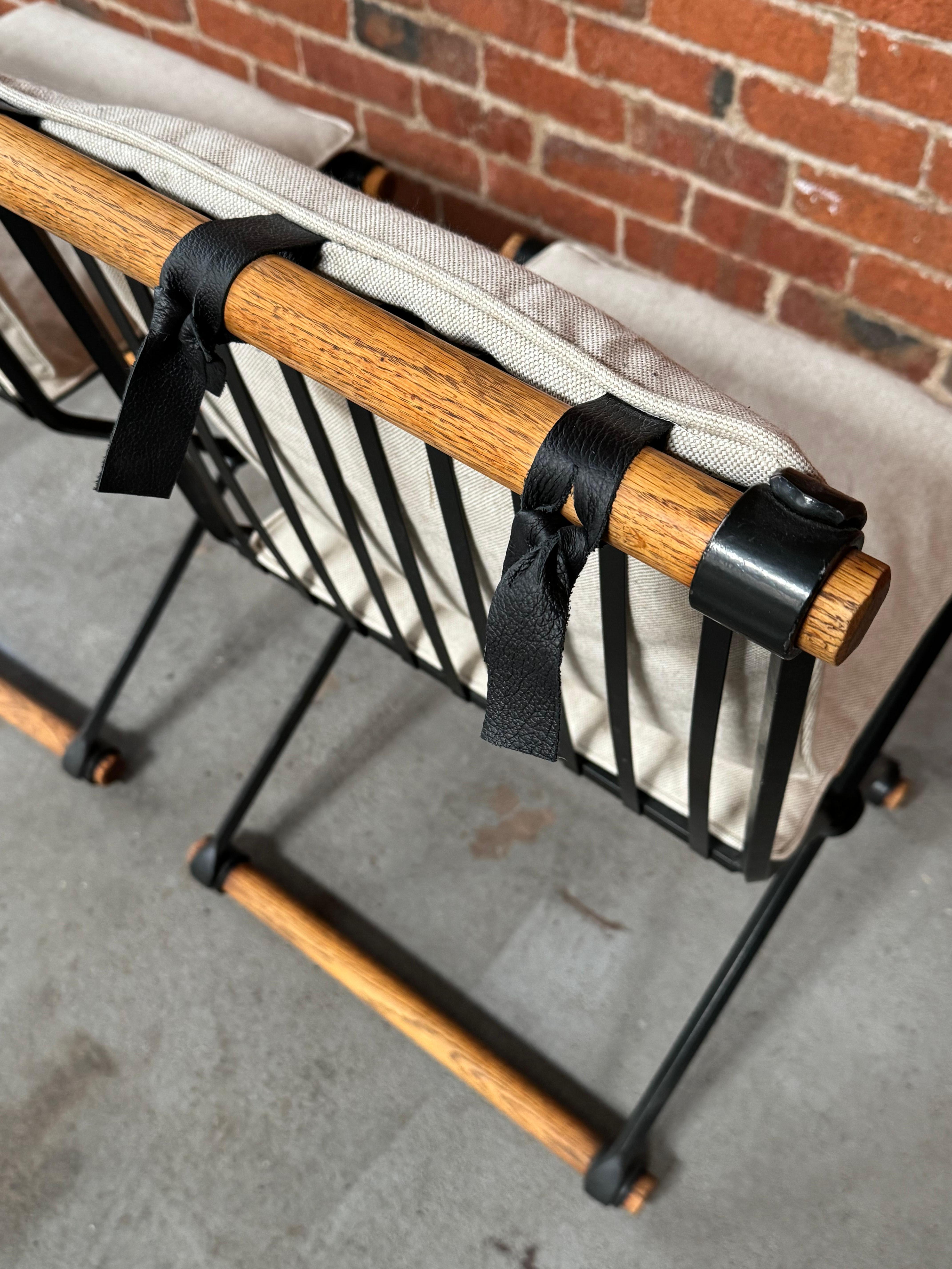 Paire de chaises d'appoint Celo Baldon pour patio en vente 2