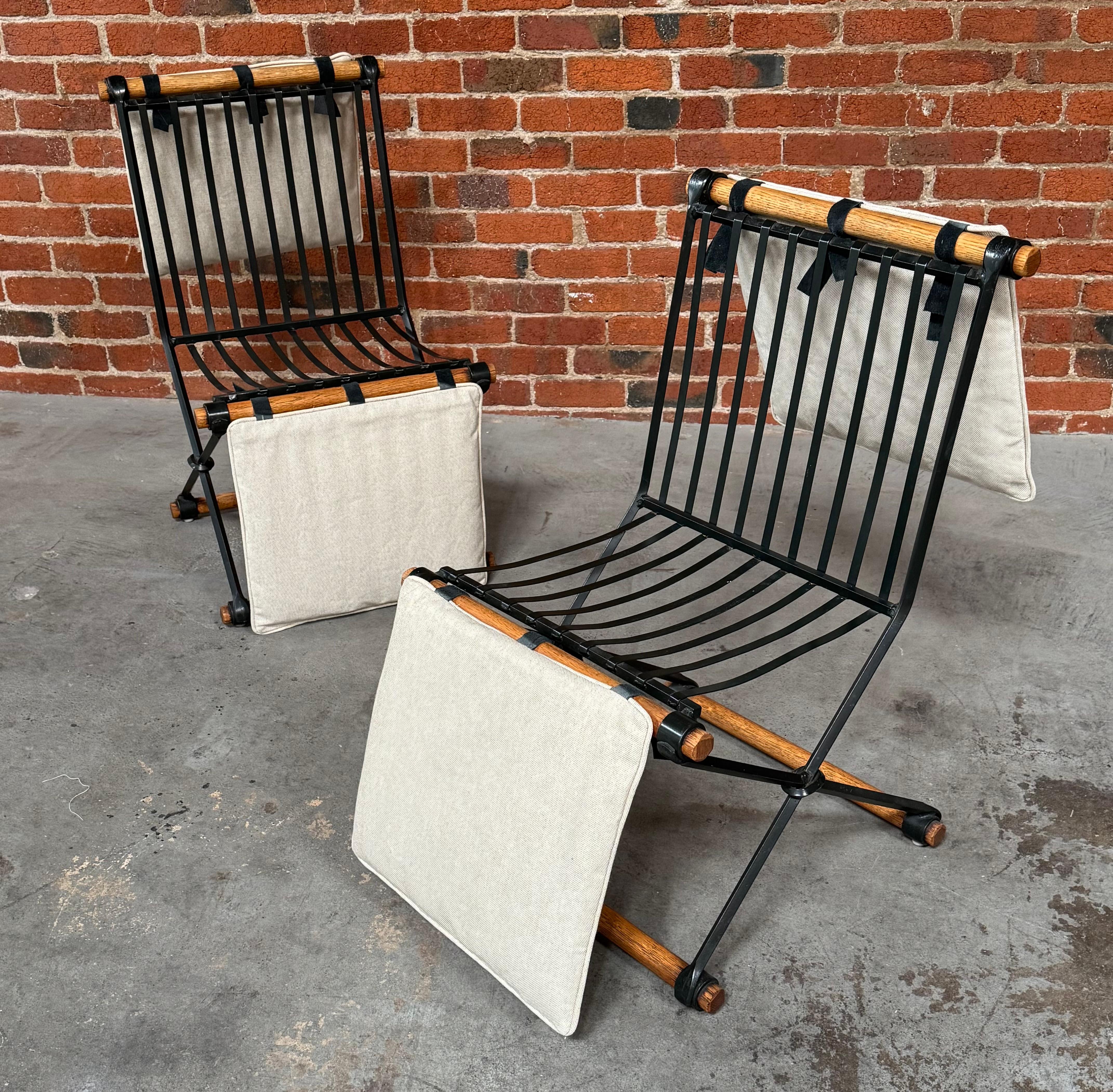 Paire de chaises d'appoint Celo Baldon pour patio en vente 3