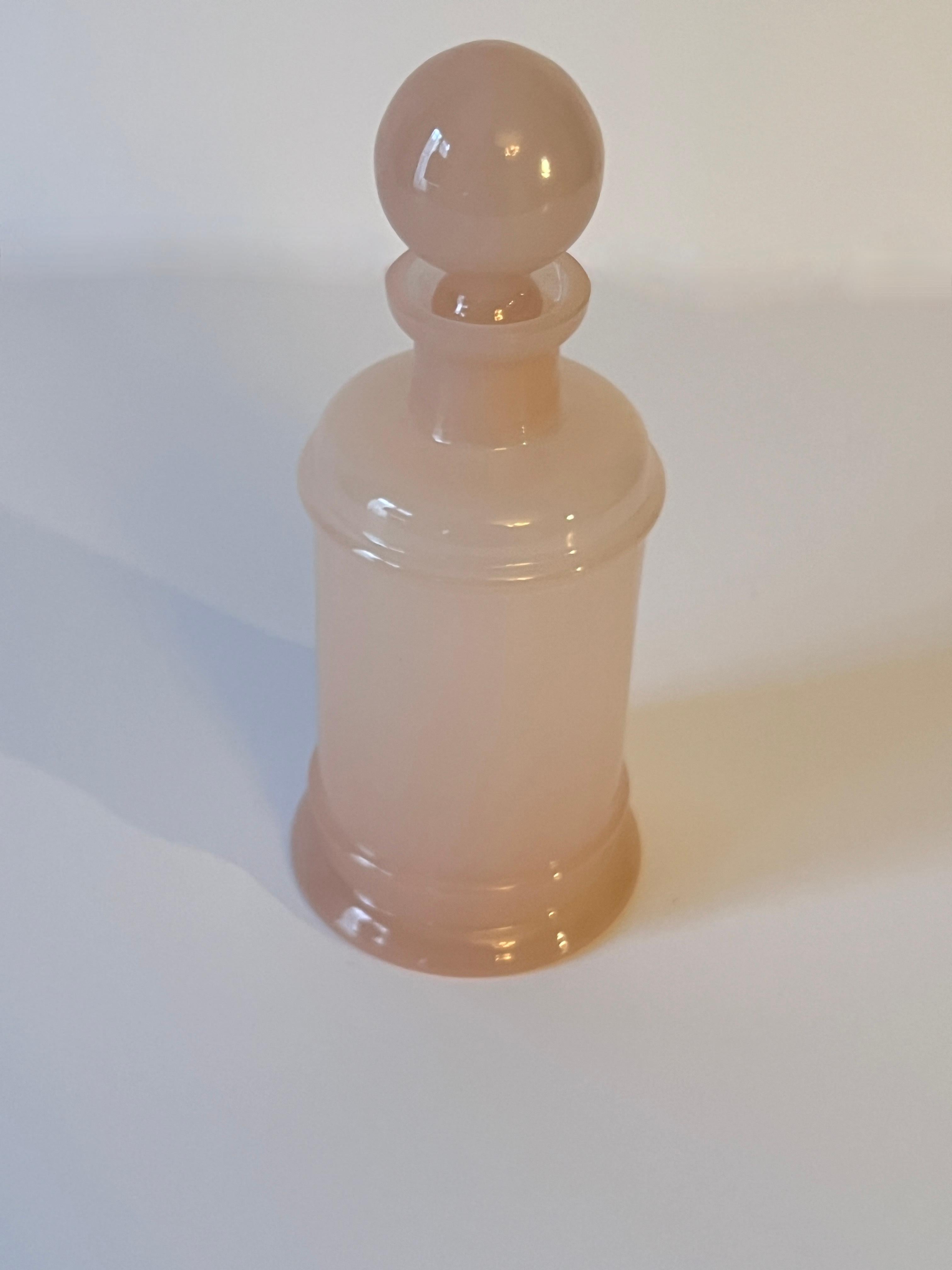 Pareja de Boticarios Italianos Cenedese con Tapa Rosa para tocador Hecho a mano en venta