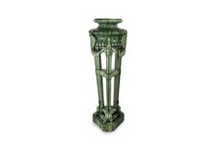 Pair of Ceramic Columns, Lechenet, End of the 20th Century