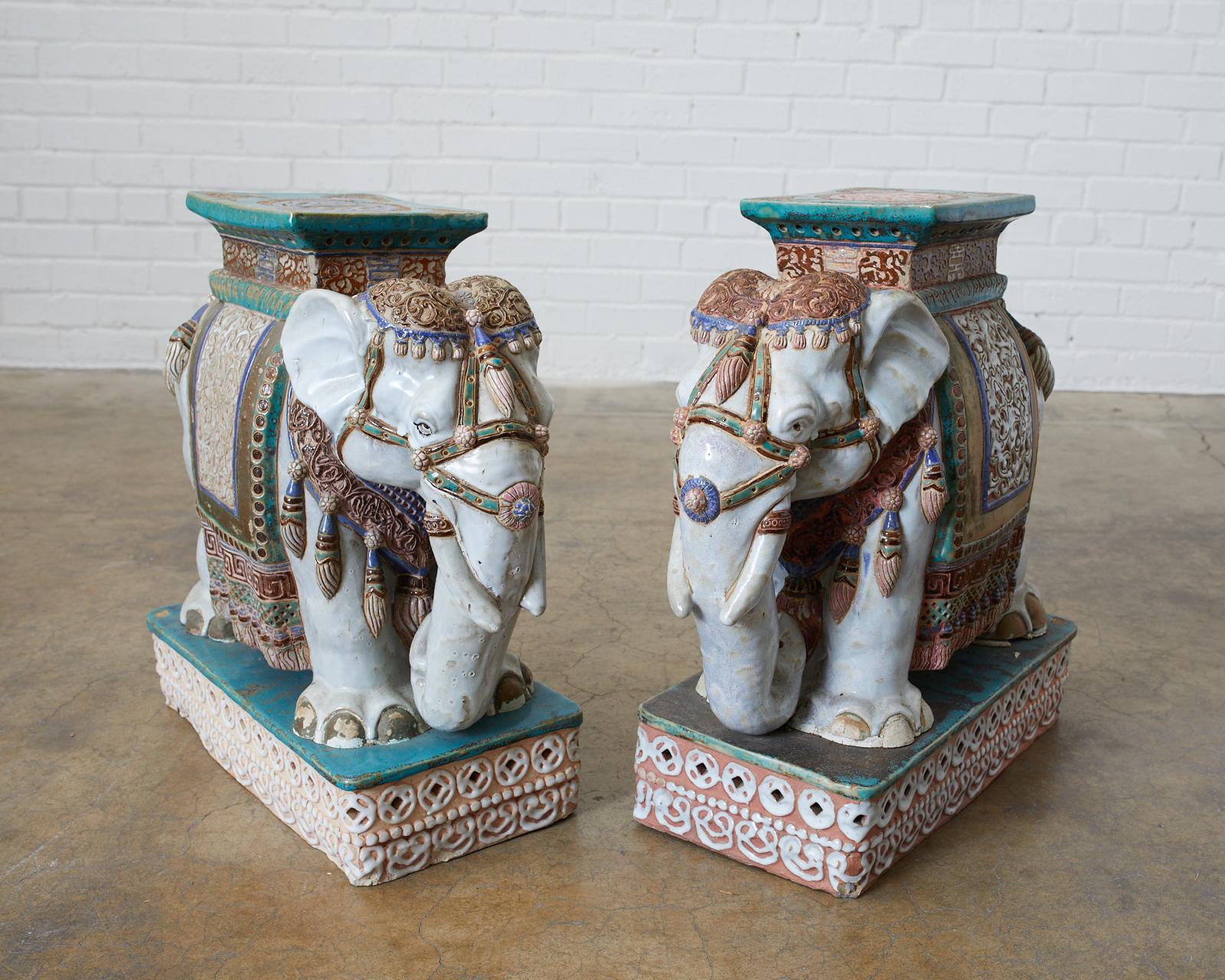 ceramic indian elephant