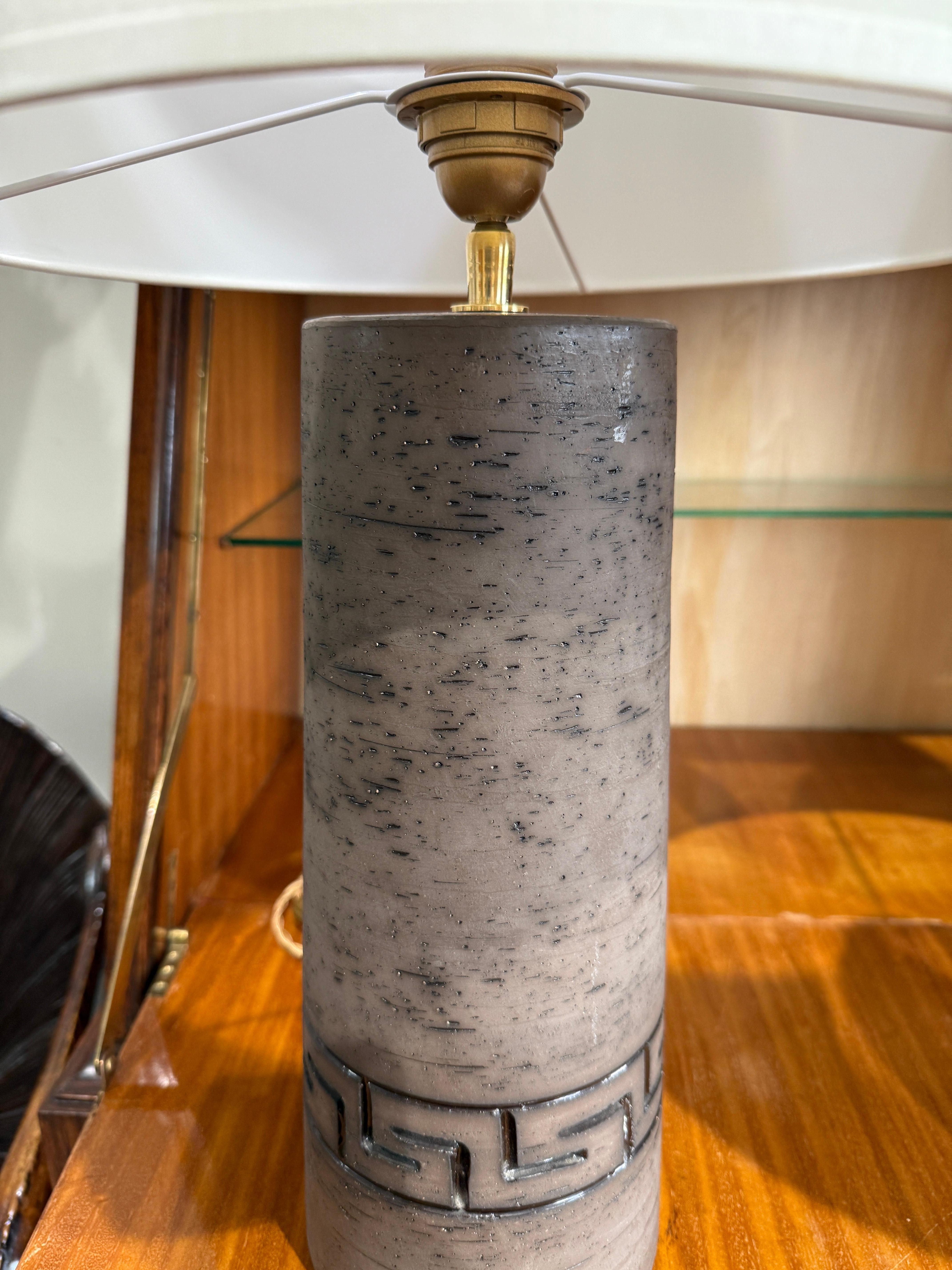 Mid-Century Modern Pair of ceramic lamp Toreboda Sweden 1970 For Sale