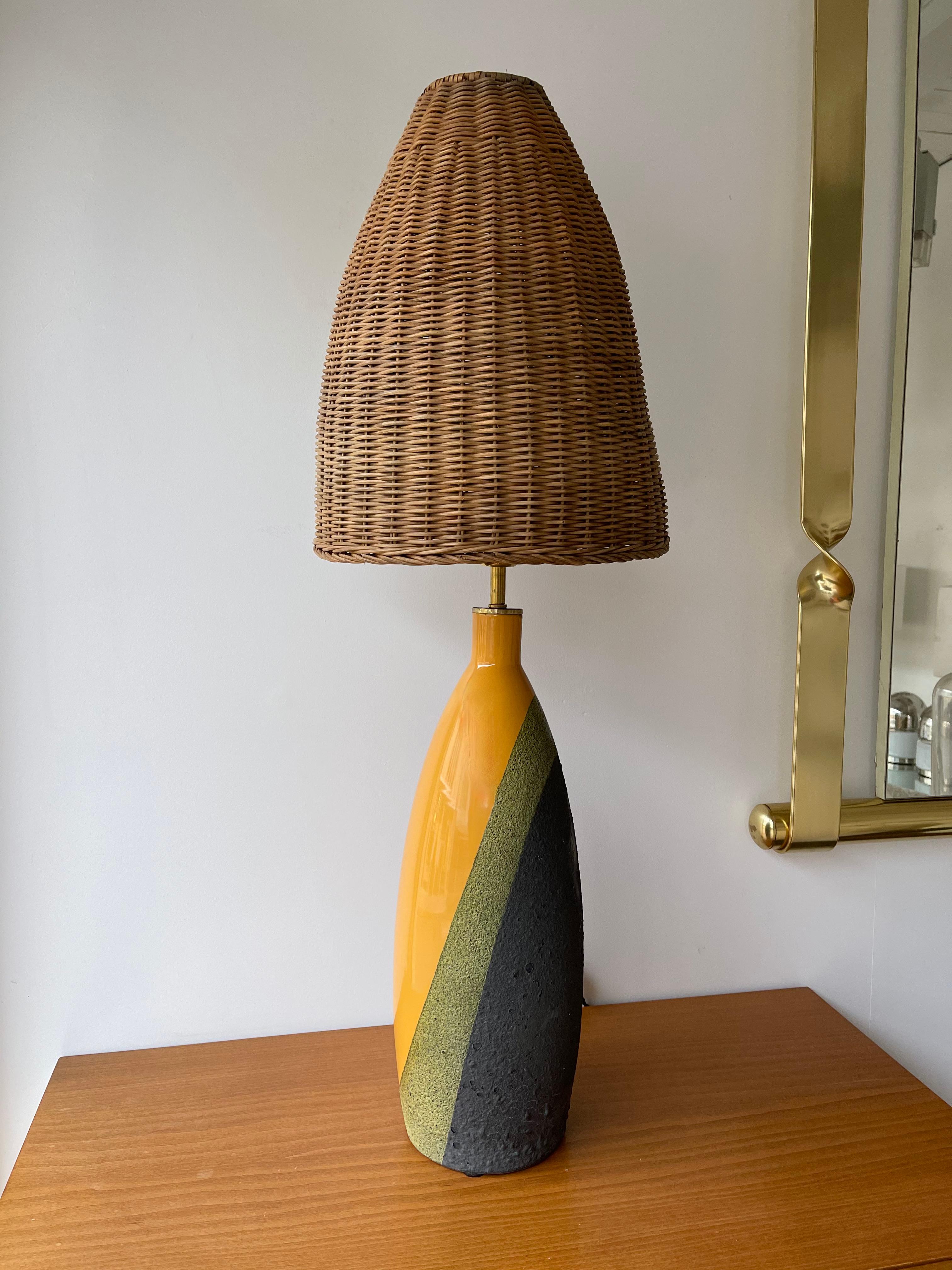 Pair of Ceramic Lamps by Ettore Sottsass for Bitossi, Italy, 1960s 5