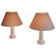 Pair of Ceramic Lamps, circa 1970