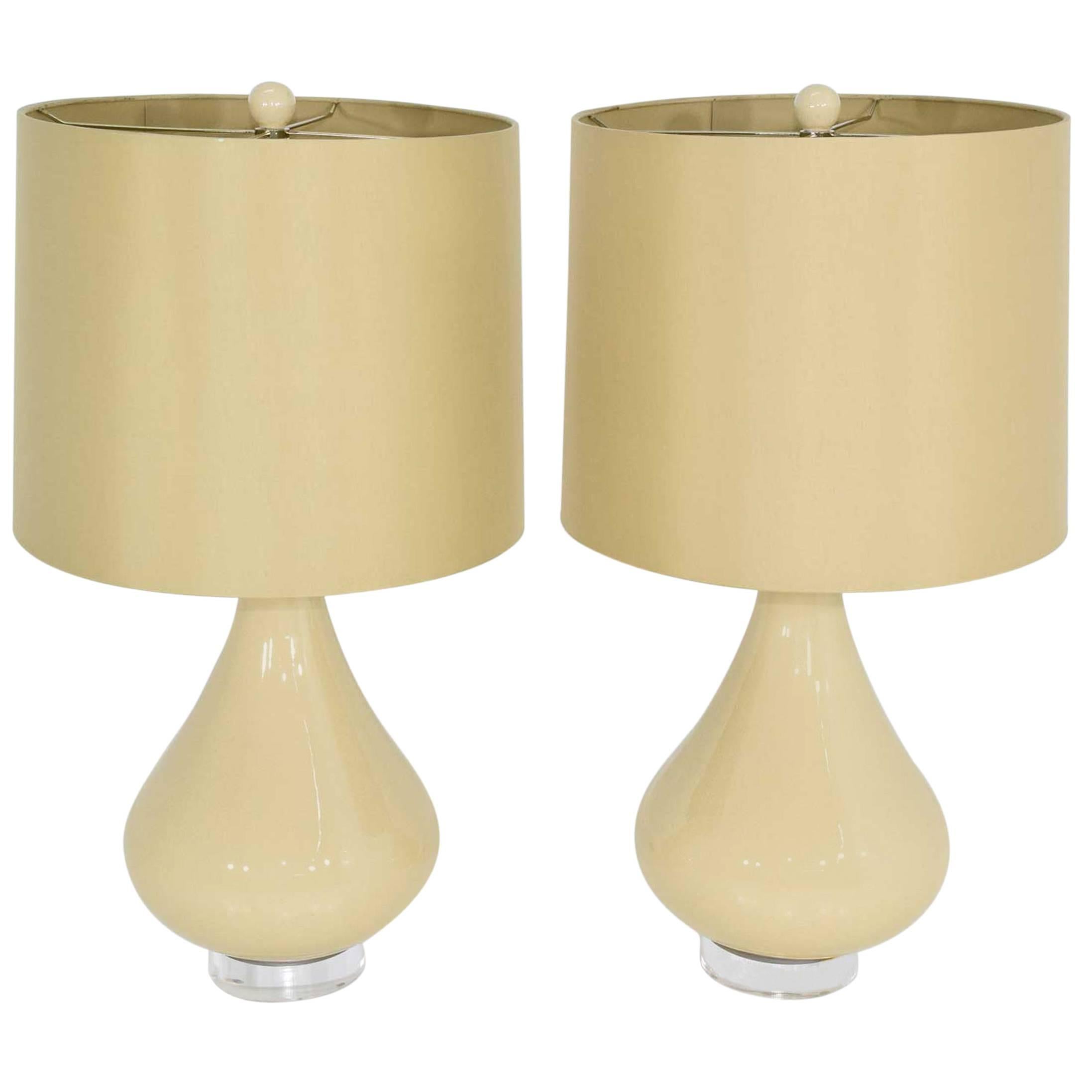 Pair of Ceramic Lamps