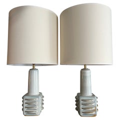 Pair of Ceramic Lamps Soholm, Denmark, circa 1960 Pair of Ceramic Lamps Soholm, Denmark, circa 1960