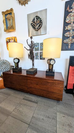 Pair of Ceramic Owl Table Lamps by Jordi Aguadé, Spain 1970s...