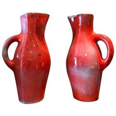 Paire de pichets en céramique de Georges Jouve