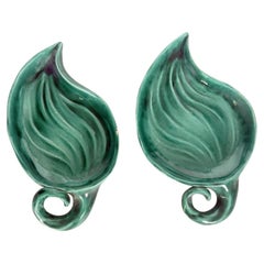 Pair of Ceramic Relish Dishes, France, 1960s