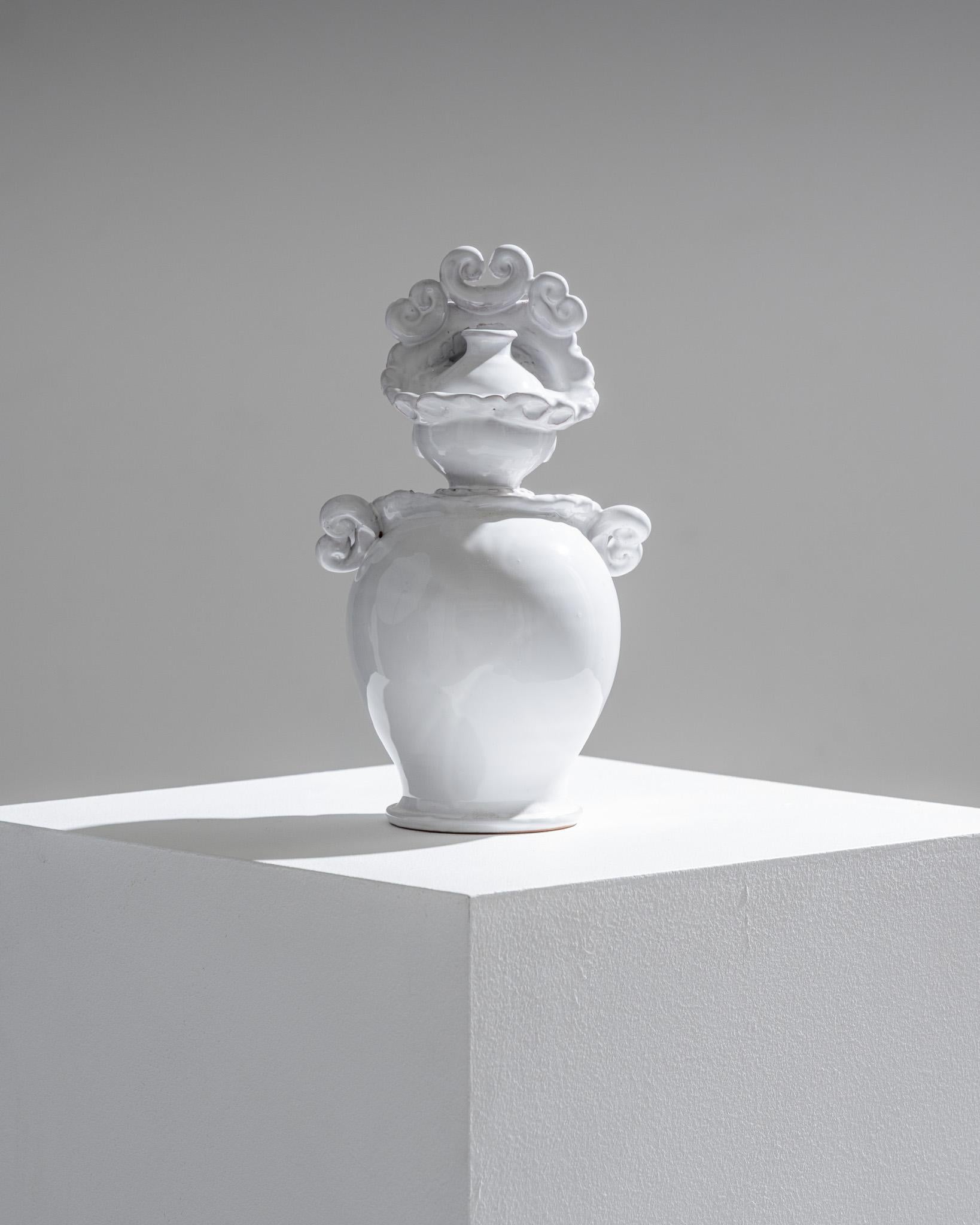 Paire de soliflores en céramique à tête de maure, 1970 en vente 10