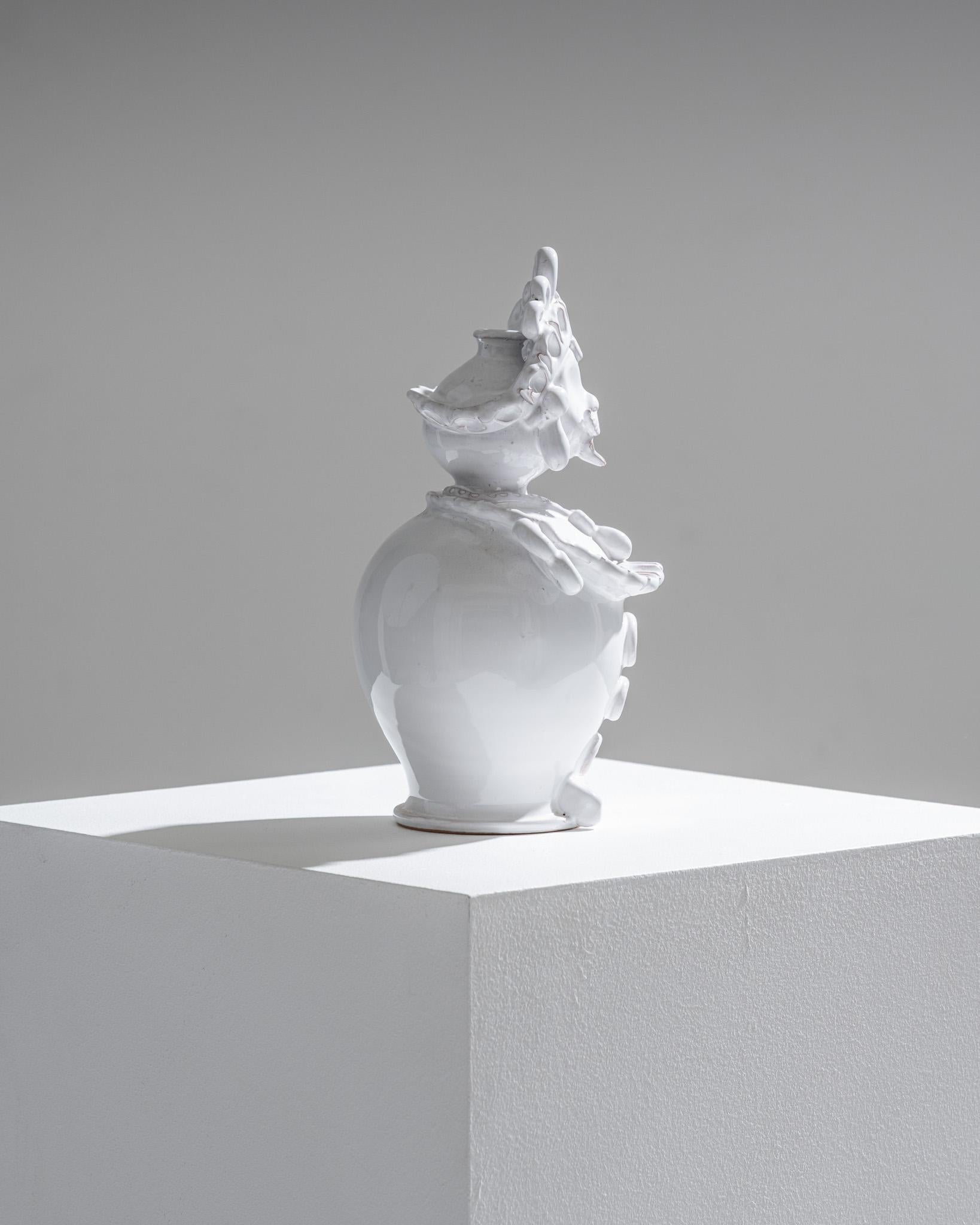 Paire de soliflores en céramique à tête de maure, 1970 en vente 11