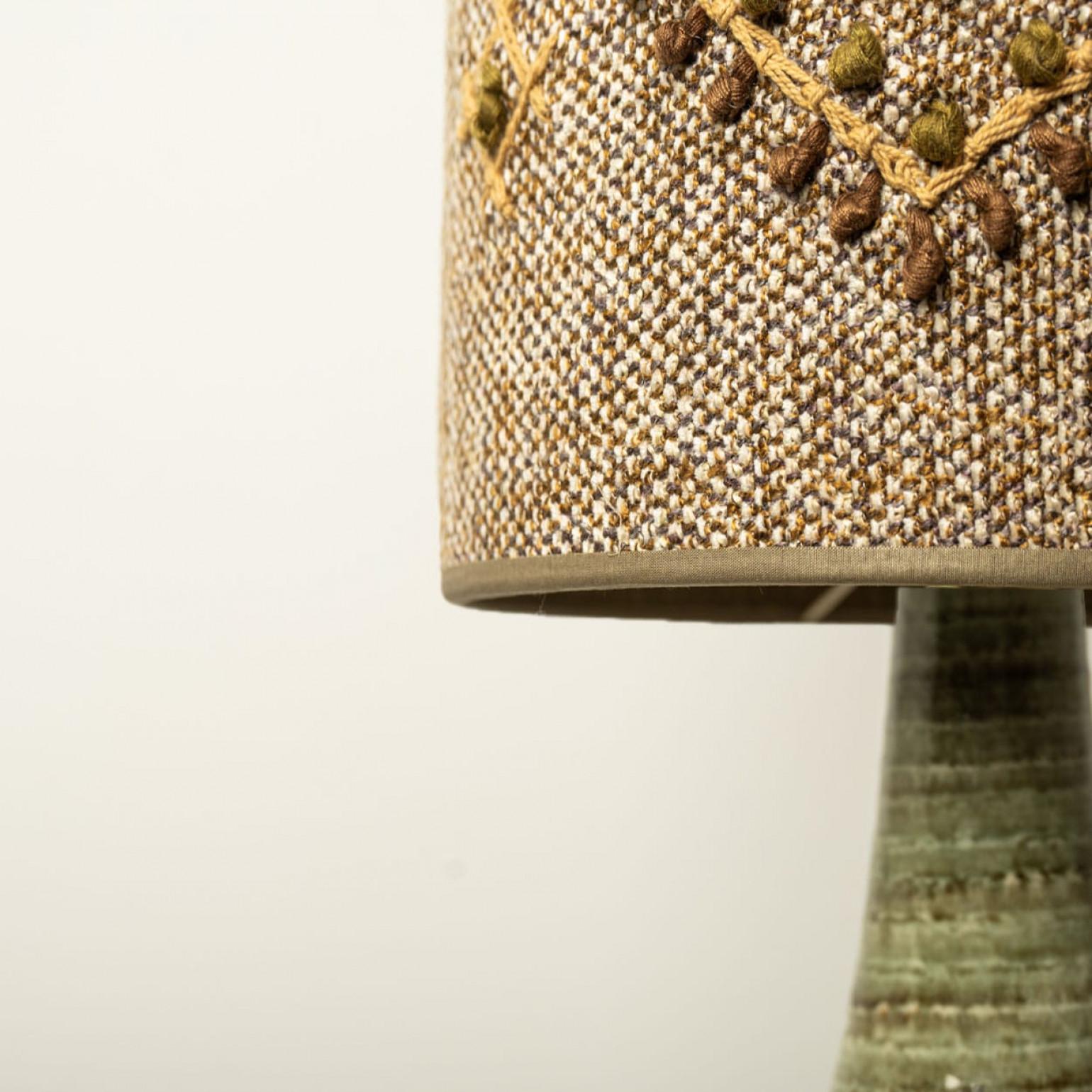 Coppia di lampade da tavolo in ceramica di Noomi Backhausen per Soholm, Danimarca anni '60 in vendita 3