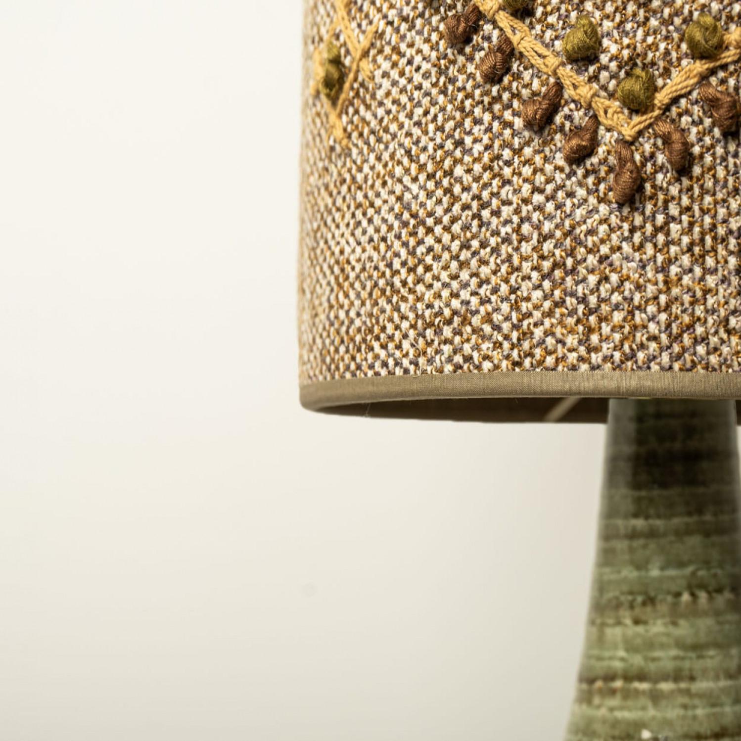 Pair of Ceramic Table Lamp by Noomi Backhausen for Soholm, Denmark 1960s in vendita 4