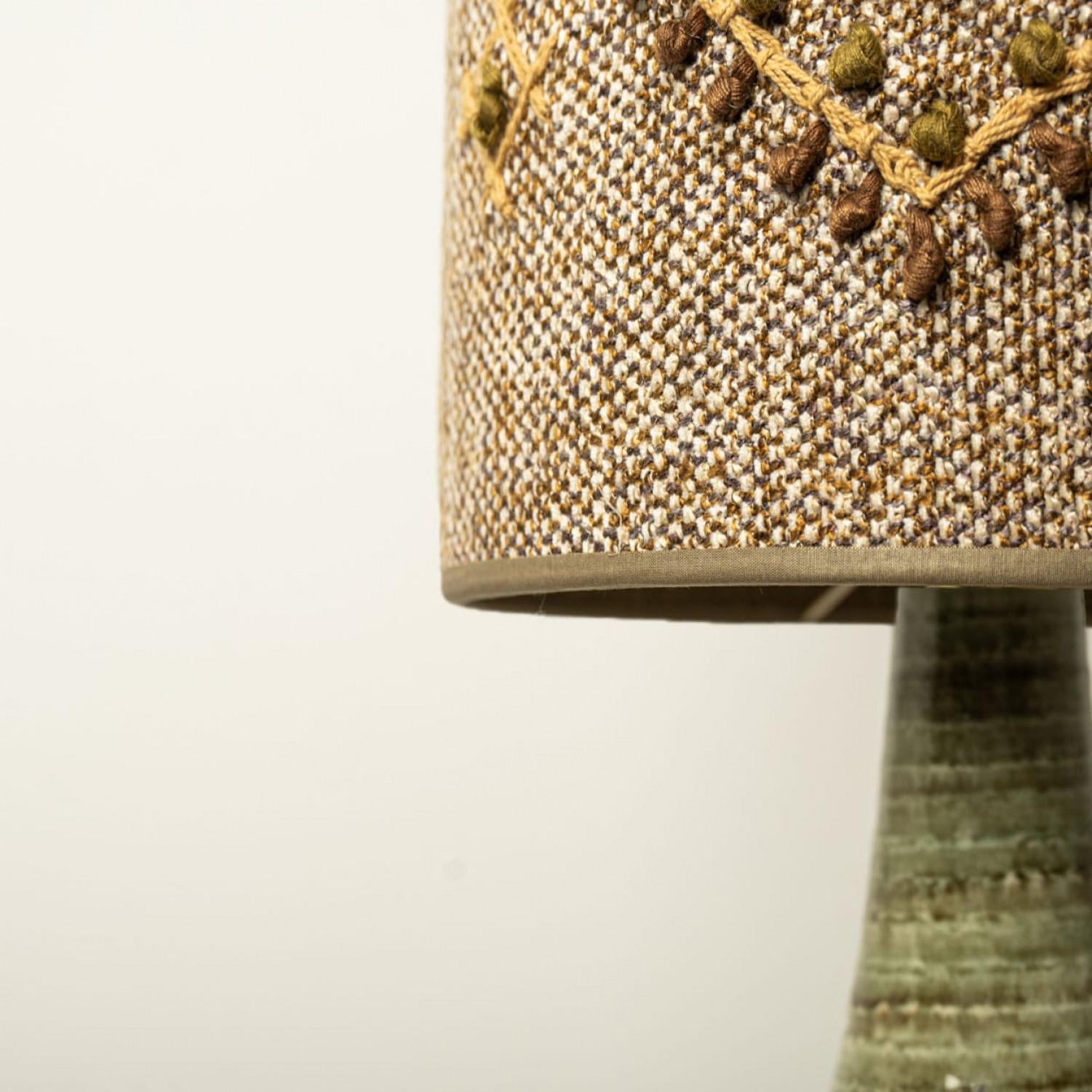Pair of Ceramic Table Lamp by Noomi Backhausen for Soholm, Denmark 1960s For Sale 5
