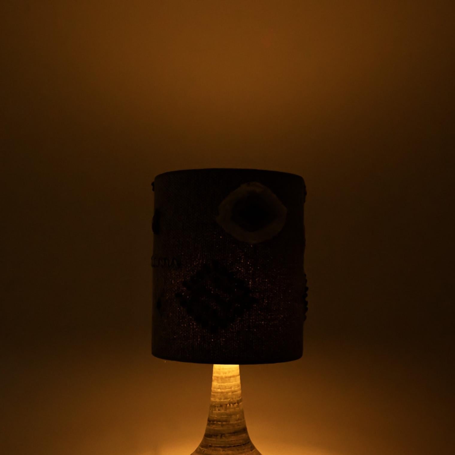 Pair of Ceramic Table Lamp by Noomi Backhausen for Soholm, Denmark 1960s in vendita 6