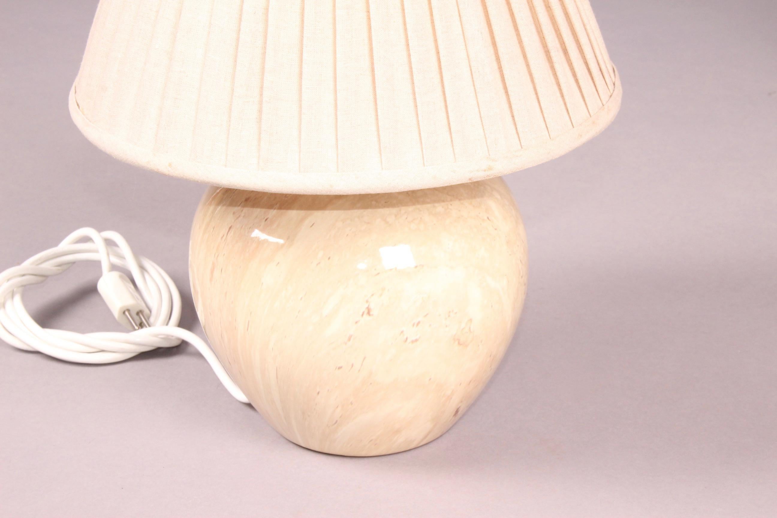 European Pair of Ceramic Table Lamp