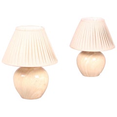 Pair Of Ceramic Table Lamps 1950's at 1stDibs
