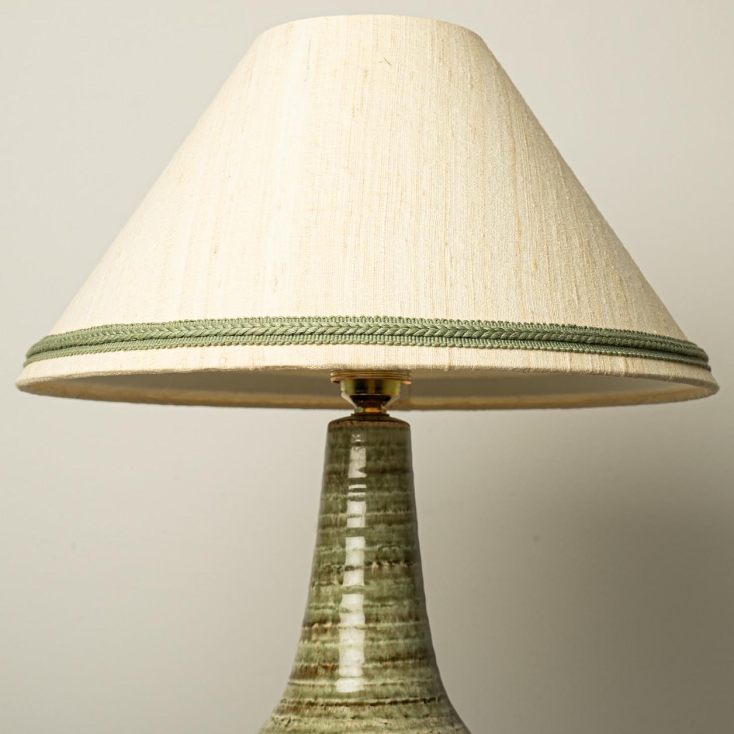 Coppia di lampade da tavolo in ceramica per Soholm di Noomi Backhausen, Danimarca anni '60 in vendita 10