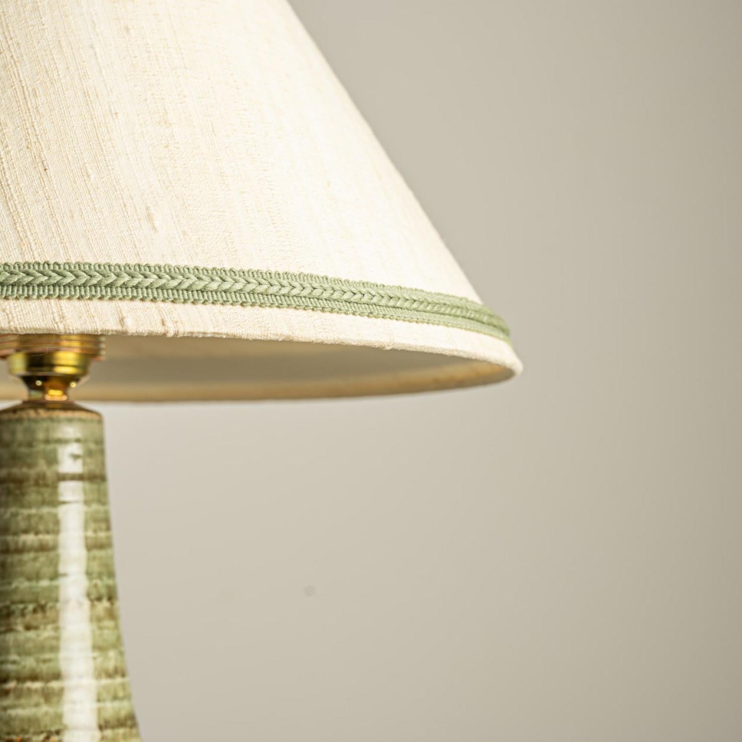 Ceramica Coppia di lampade da tavolo in ceramica per Soholm di Noomi Backhausen, Danimarca anni '60 in vendita
