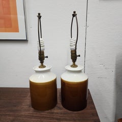 Pair of Ceramic table lamps by Alvino Bagni