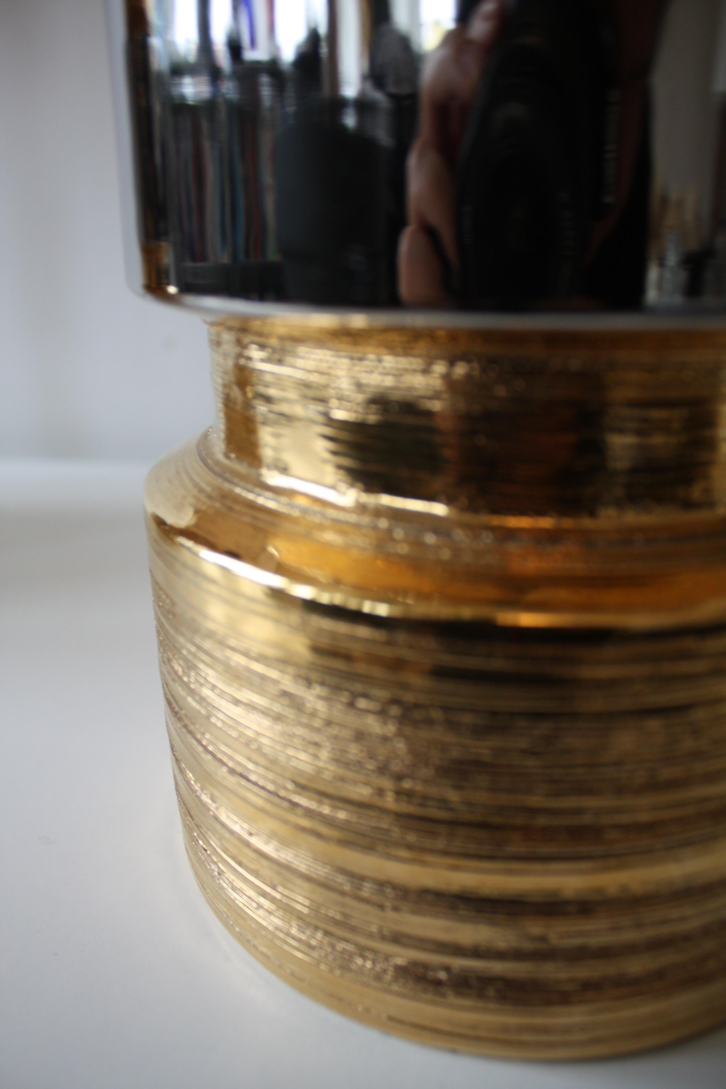 Paire de lampes de table en céramique par Bitossi pour Bergboms, Italie/Suède, années 1960/70 Bon état - En vente à Västra Frölunda, SE