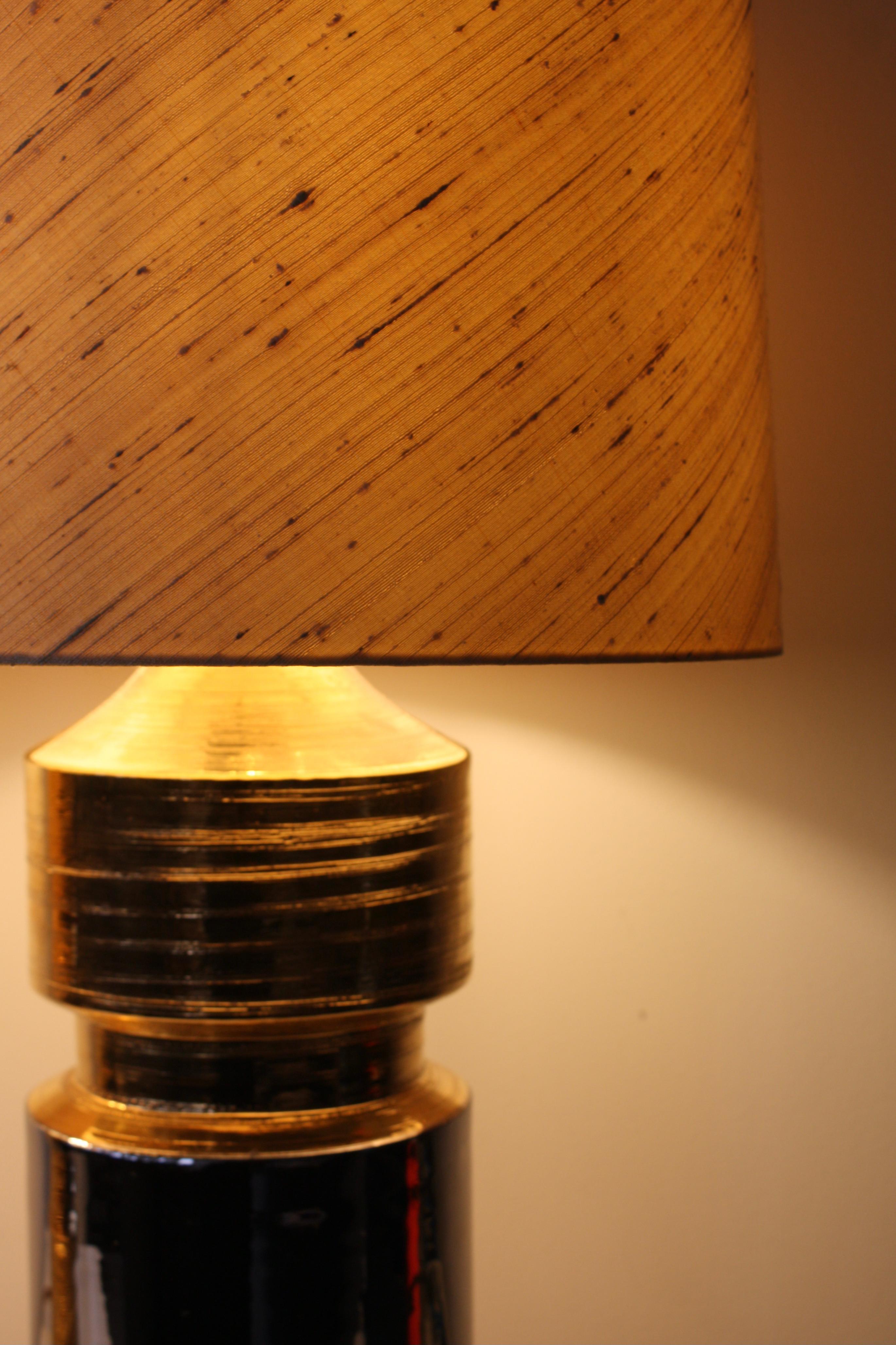 Paire de lampes de table en céramique par Bitossi pour Bergboms, Italie/Suède, années 1960/70 en vente 1