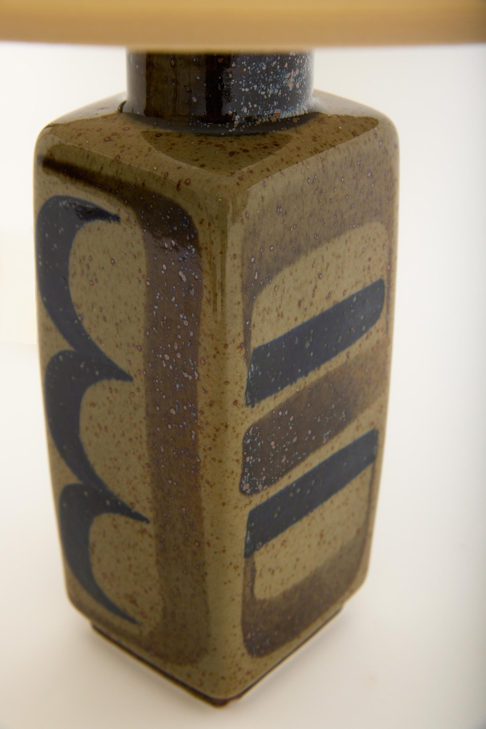 Mid-20th Century Pair of Ceramic Table Lamps by Carl-Harry Stålhane (1920-1990) For Sale