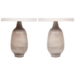 Pair of Ceramic Table Lamps by Design Technics