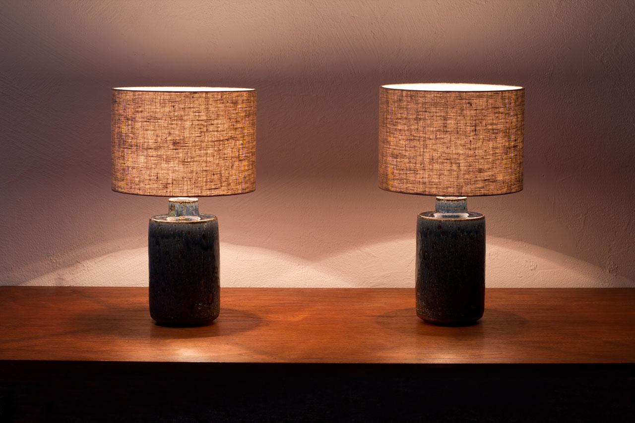 Pair of Ceramic Table Lamps by Marianne Westman for Rörstrand 3