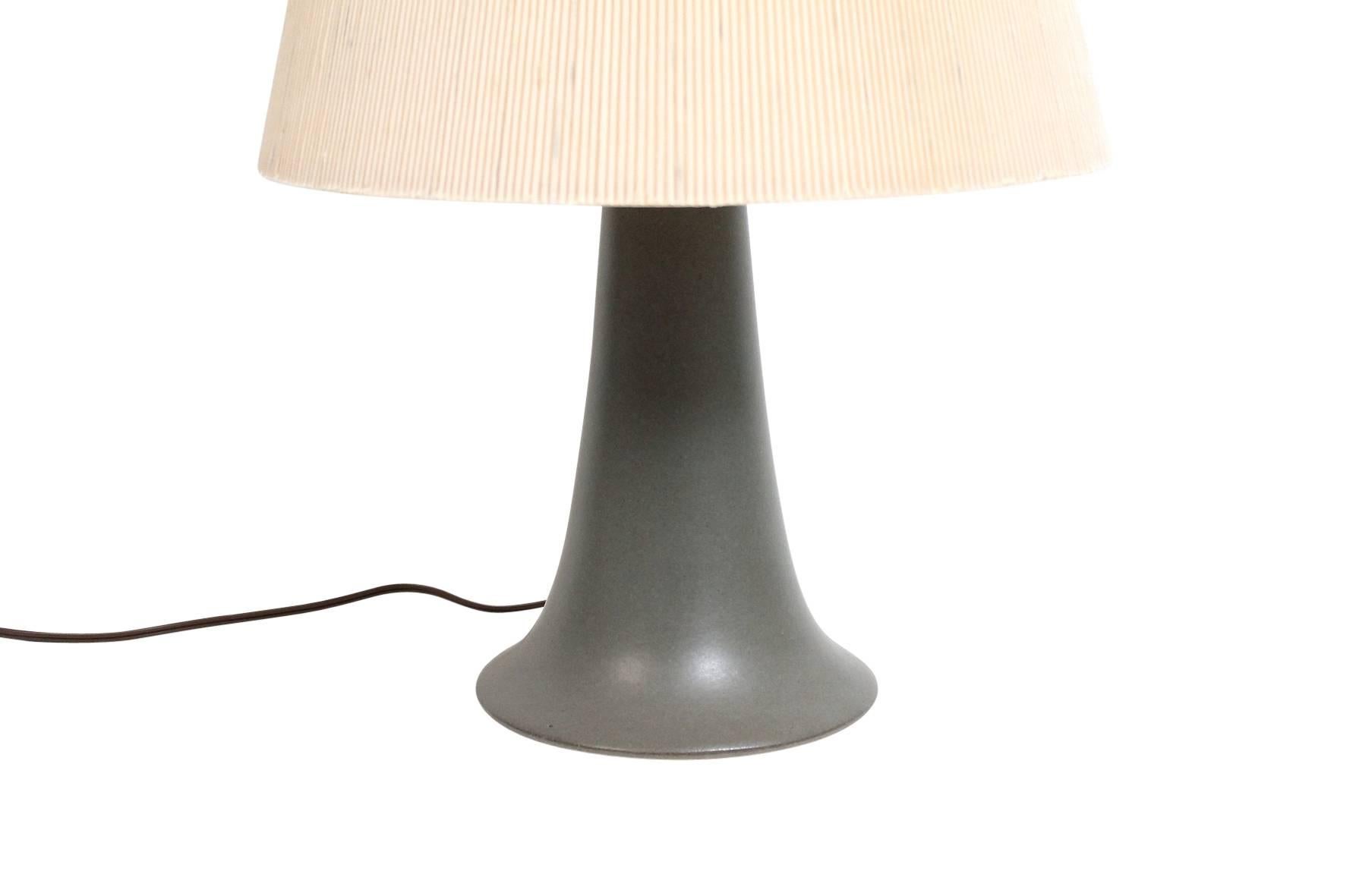 American Pair of Ceramic Table Lamps by Martz