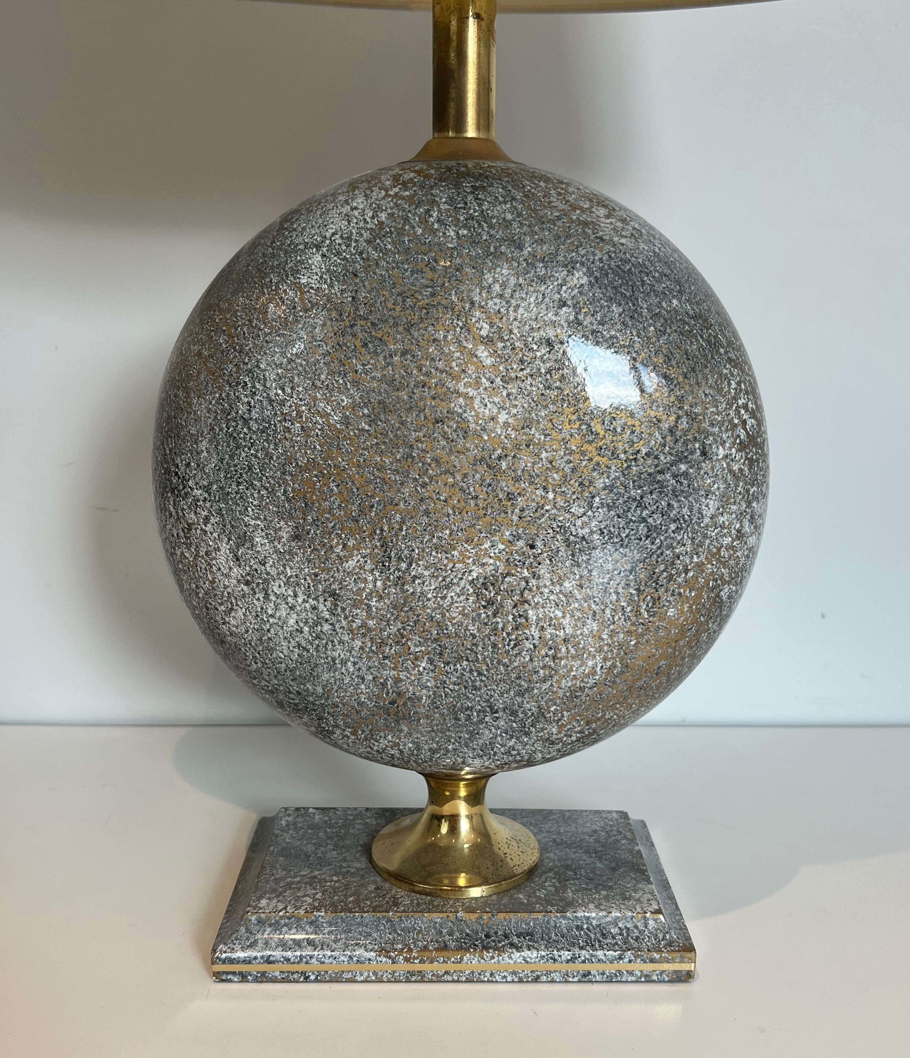 Paire de lampes de table en céramique de Philippe Barbier Bon état - En vente à Marcq-en-Barœul, Hauts-de-France